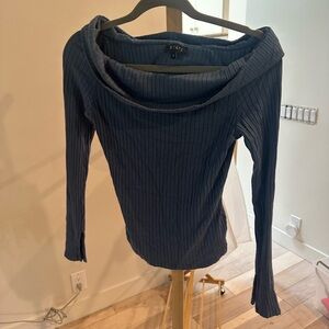 State Women's Blue Sweater